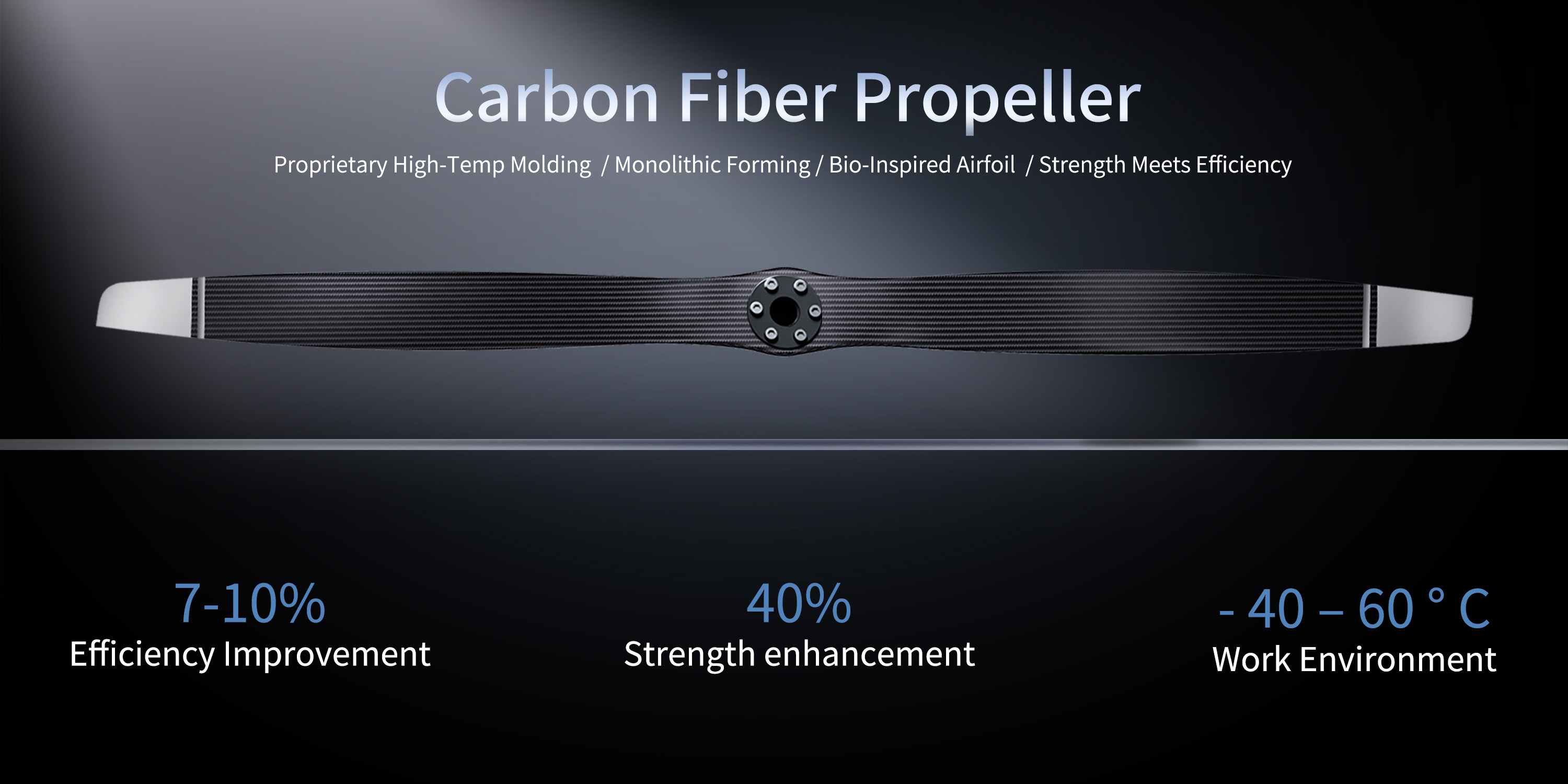 72x31 Carbon Fiber Integrated 72 inch big Propeller for manned aircraft