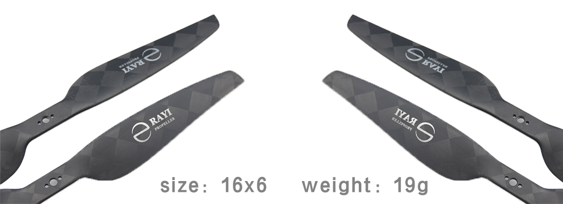 Key of Drone motors with propeller
