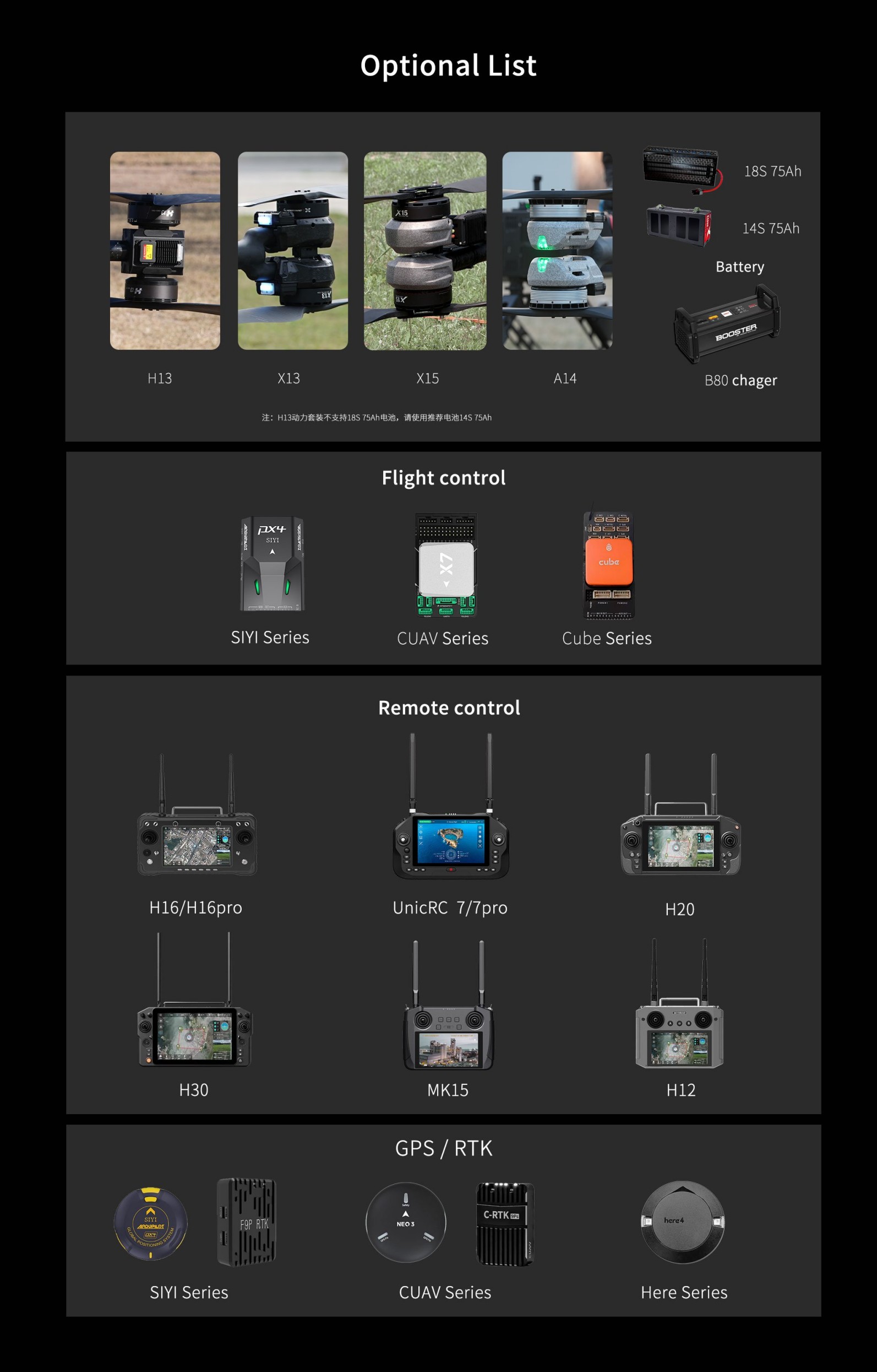 Payload 100 kg Modular Pure Electric Drone