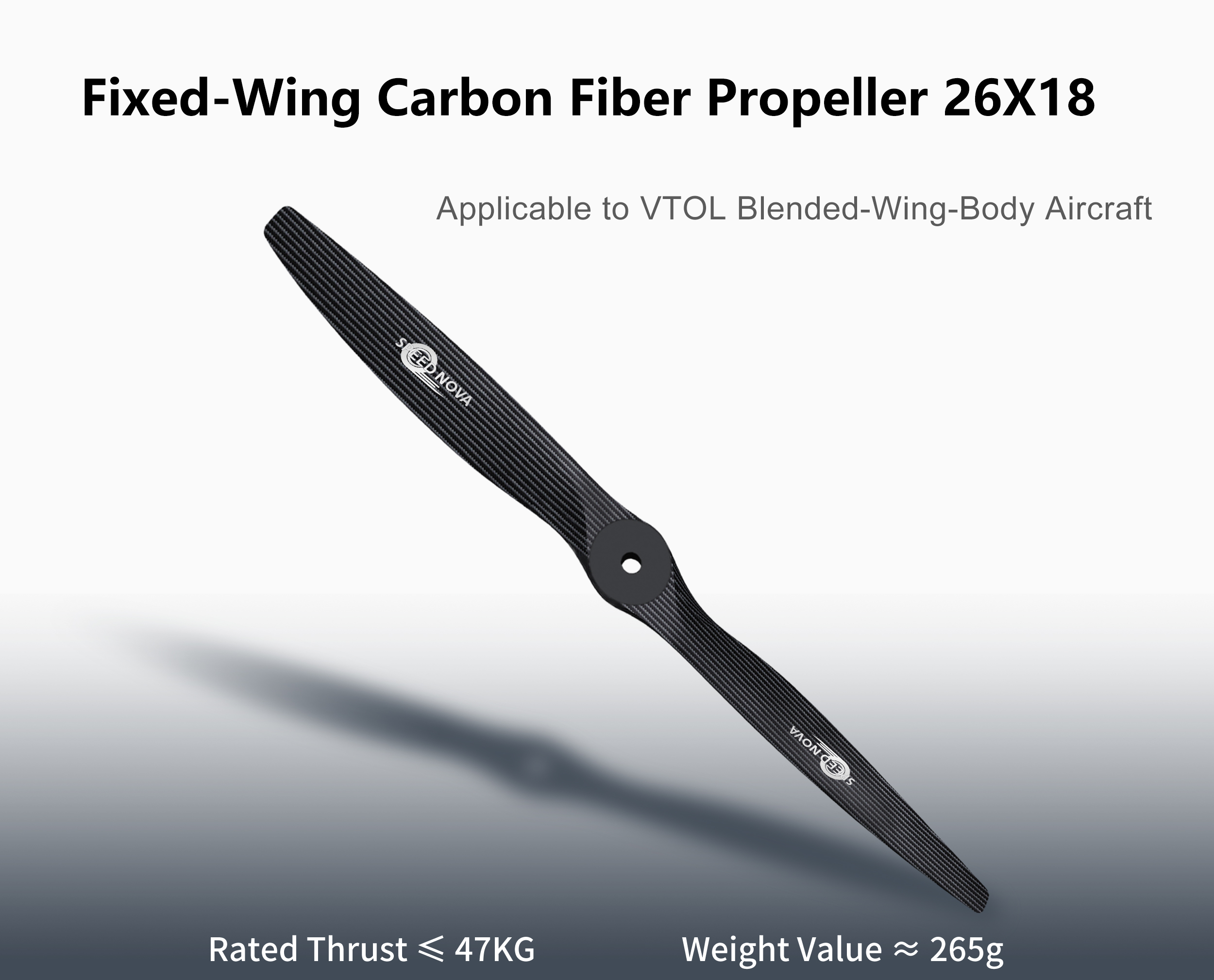 RAYI 26X18 CF Fixed Wing PROP