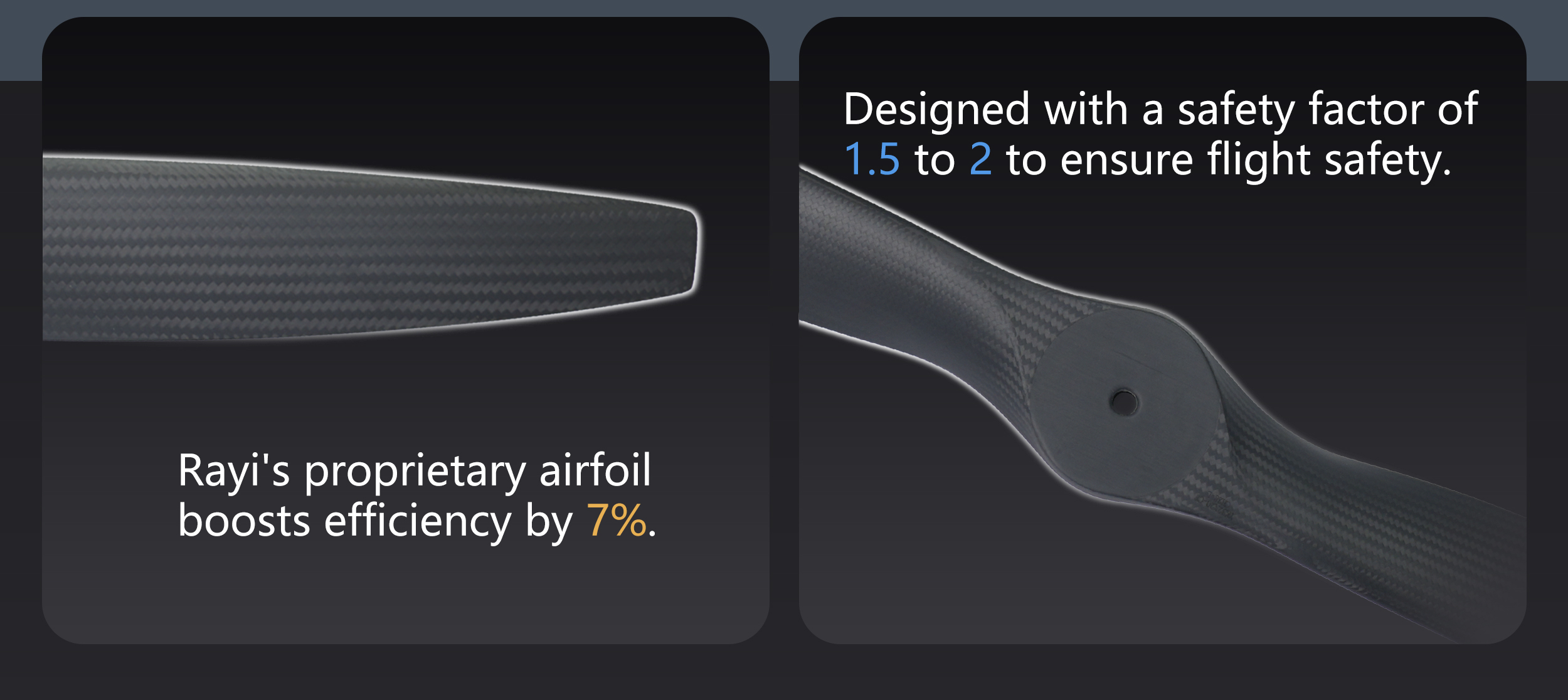 RAYI 26X14 CF Fixed Wing PROP
