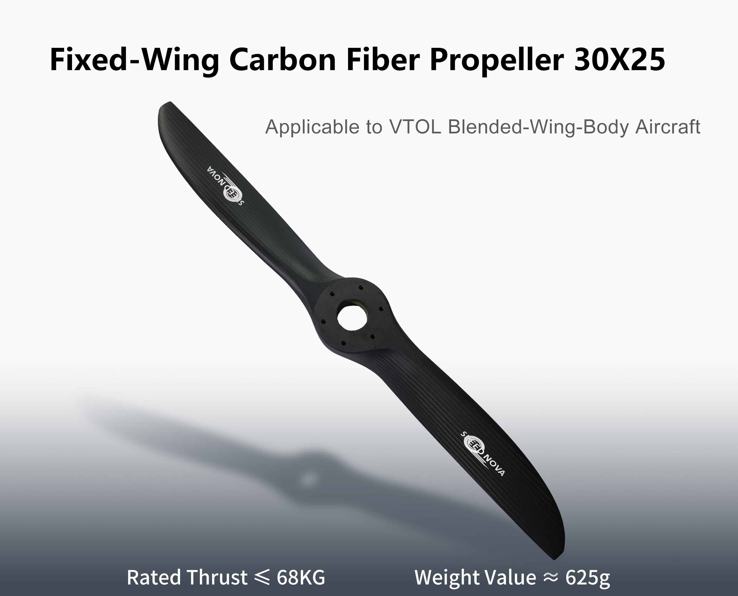 RAYI 30X25 CF Fixed Wing PROP