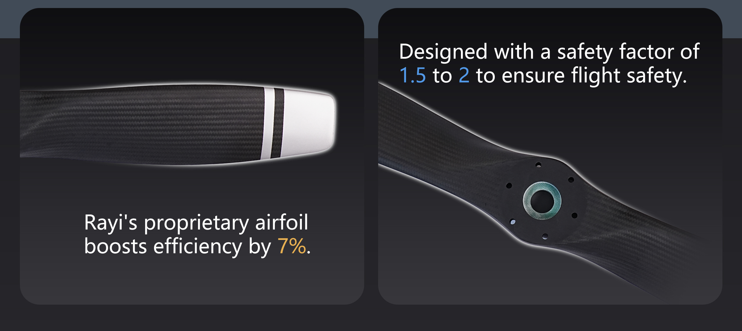 RAYI 30X21 CF Fixed Wing PROP