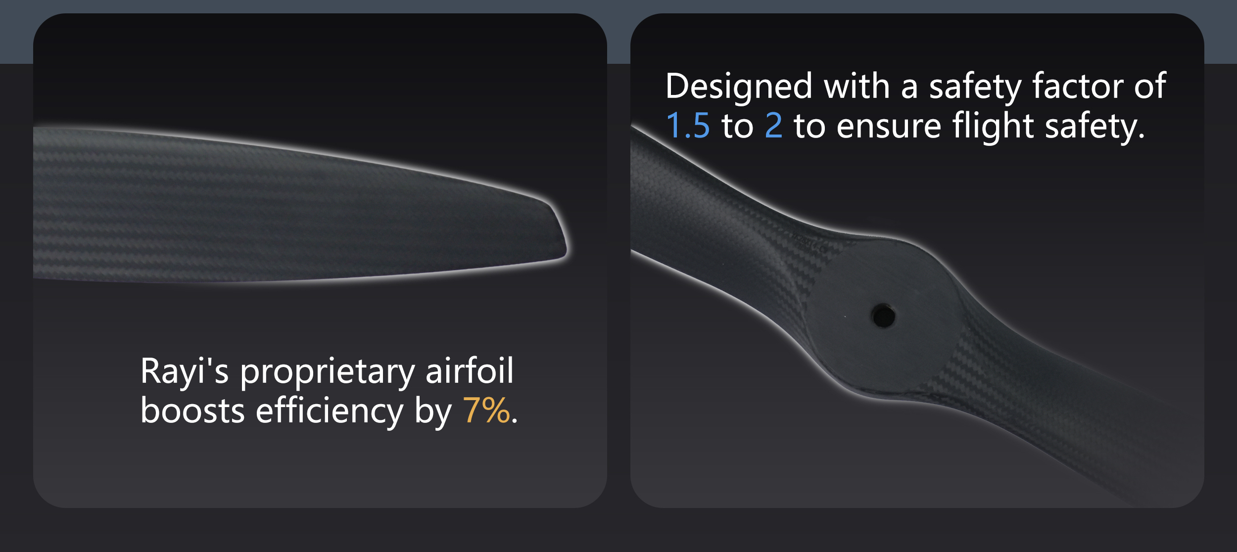 RAYI 32X20 CF Fixed Wing PROP