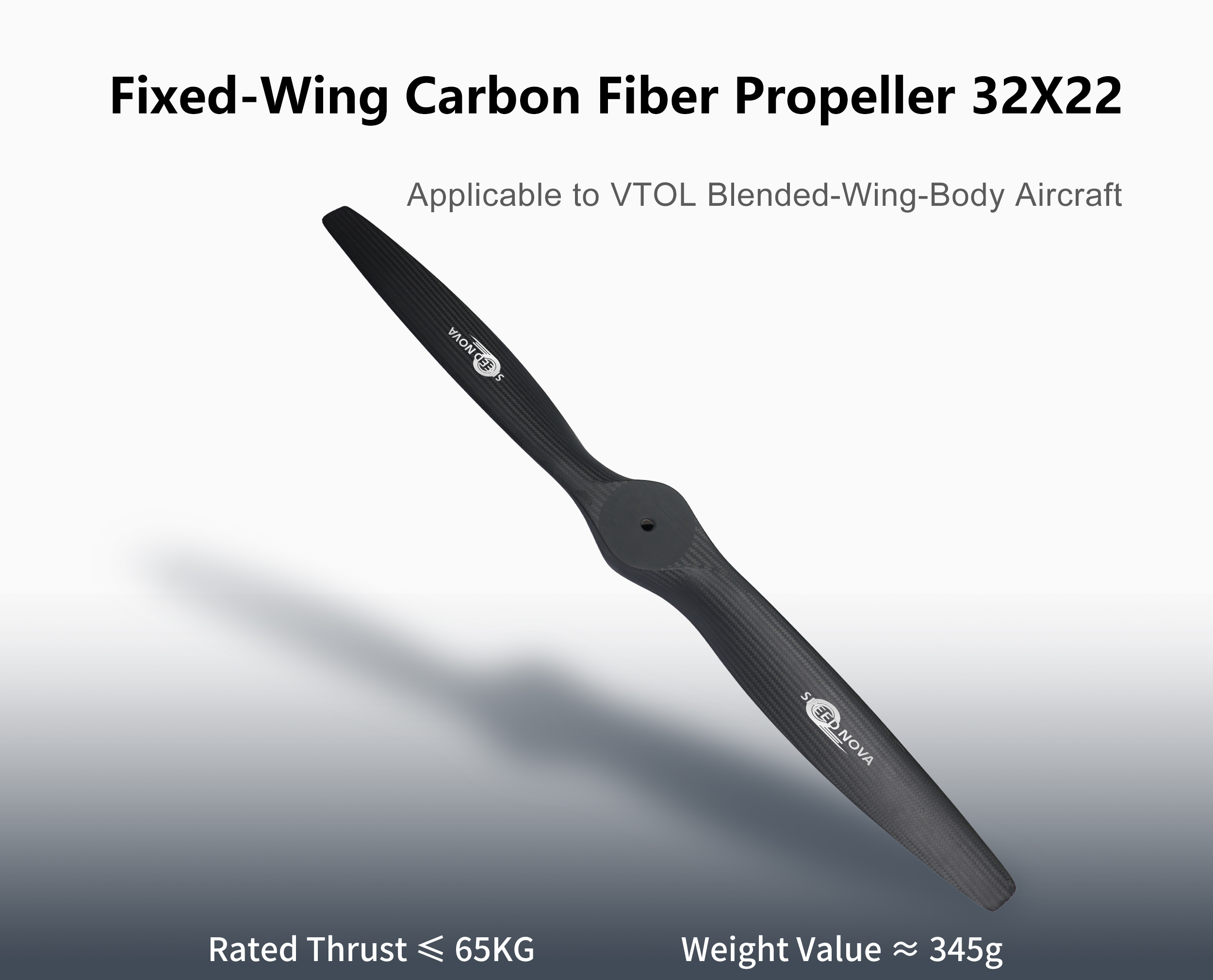 RAYI 32X22 CF Fixed Wing PROP