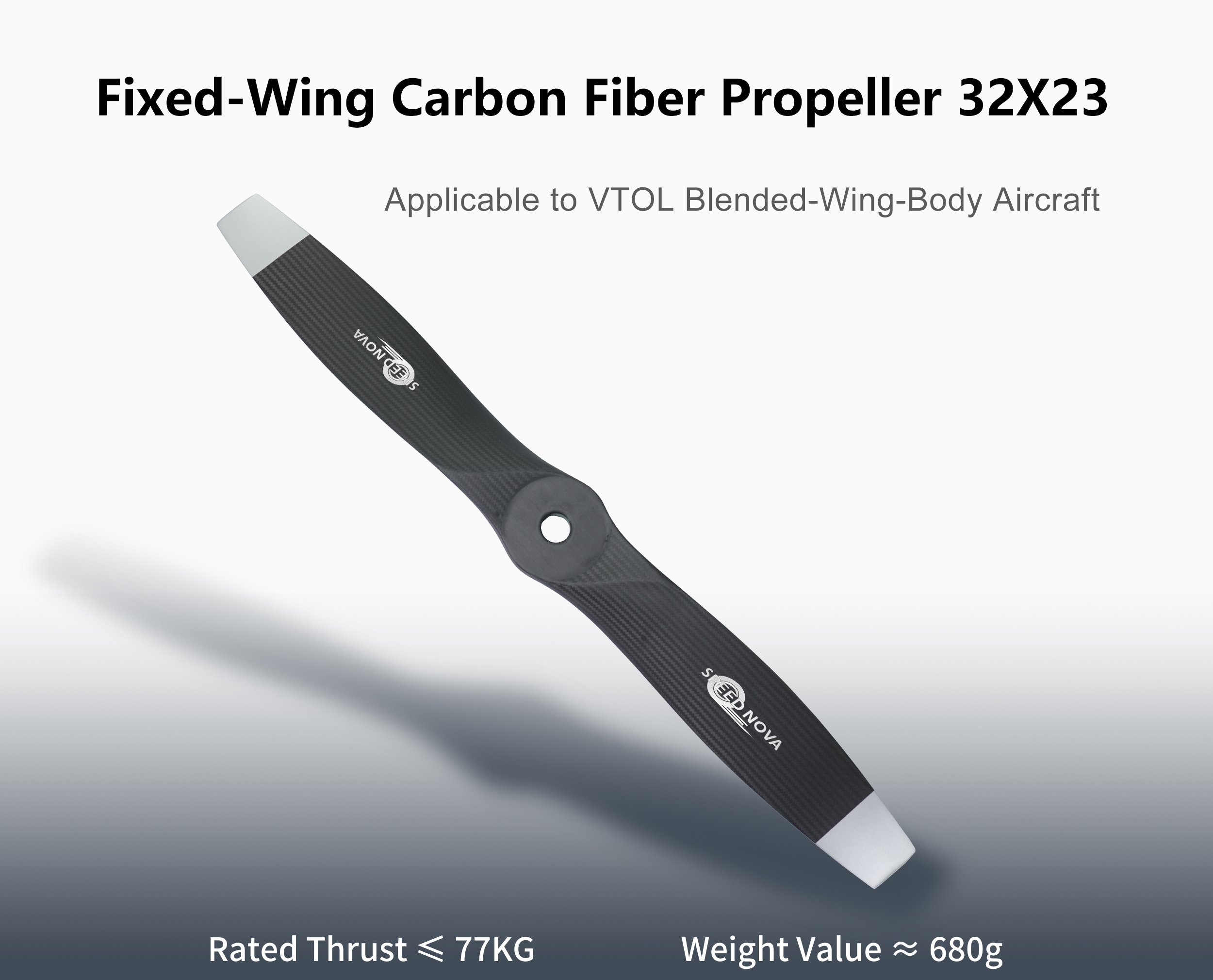 RAYI 32X23 CF Fixed Wing PROP