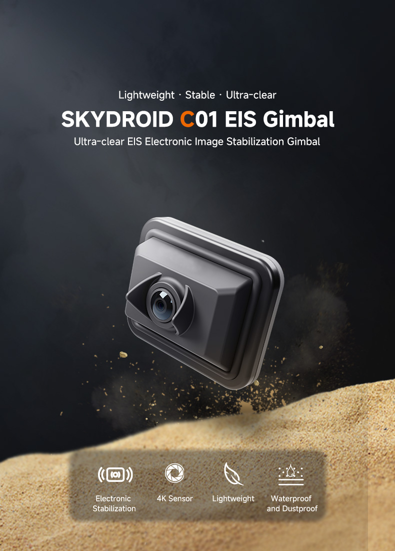Skydroid C01 Drone Camera - Skydroid Professional Grade 4K Industrial Drone Camera