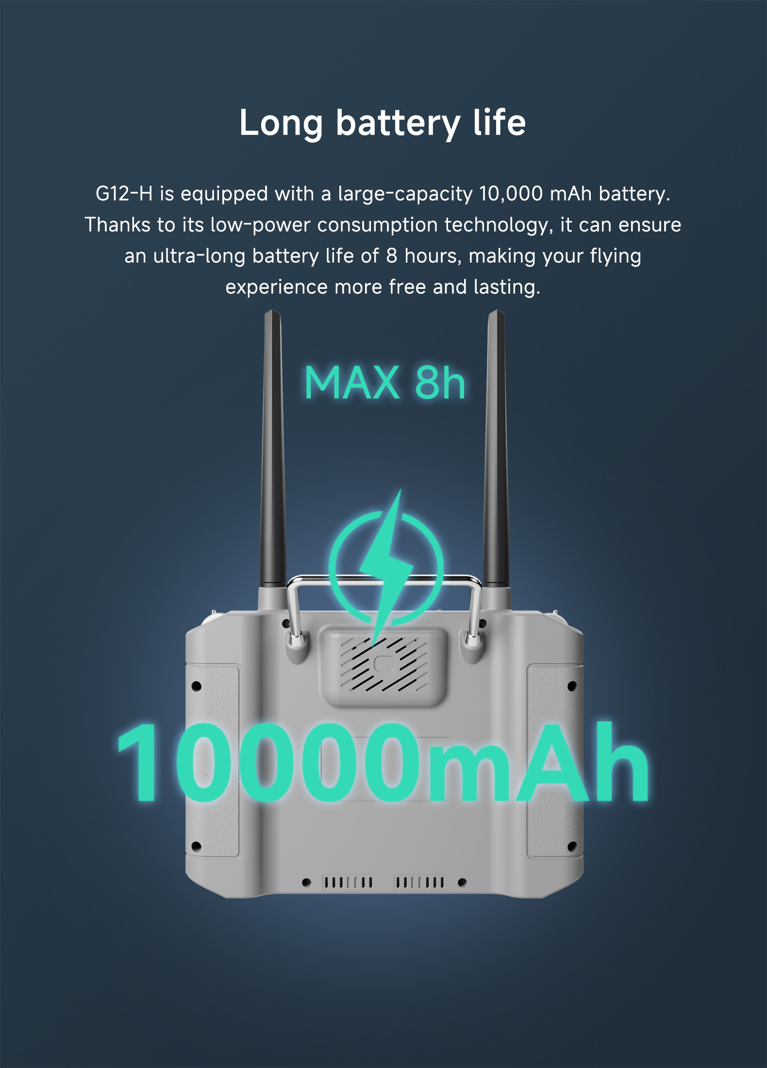 Skydroid G12-H Smart Controller: Agile Power with GR01 Link