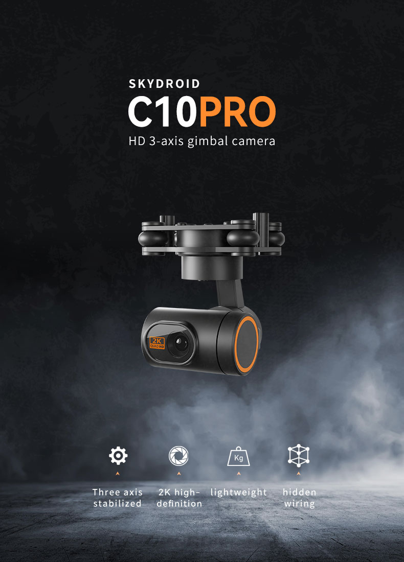 Skydroid C10 / C10 Pro Mini HD 3-Axis Gimbal Camera