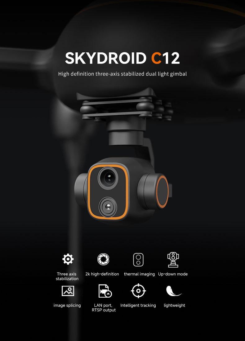 Skydroid C12 3-Axis HD Gimbal Camera
