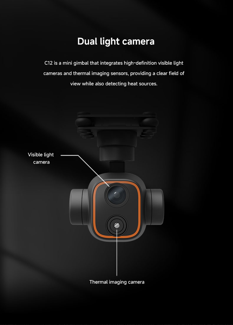 Skydroid C12 3-Axis HD Gimbal Camera