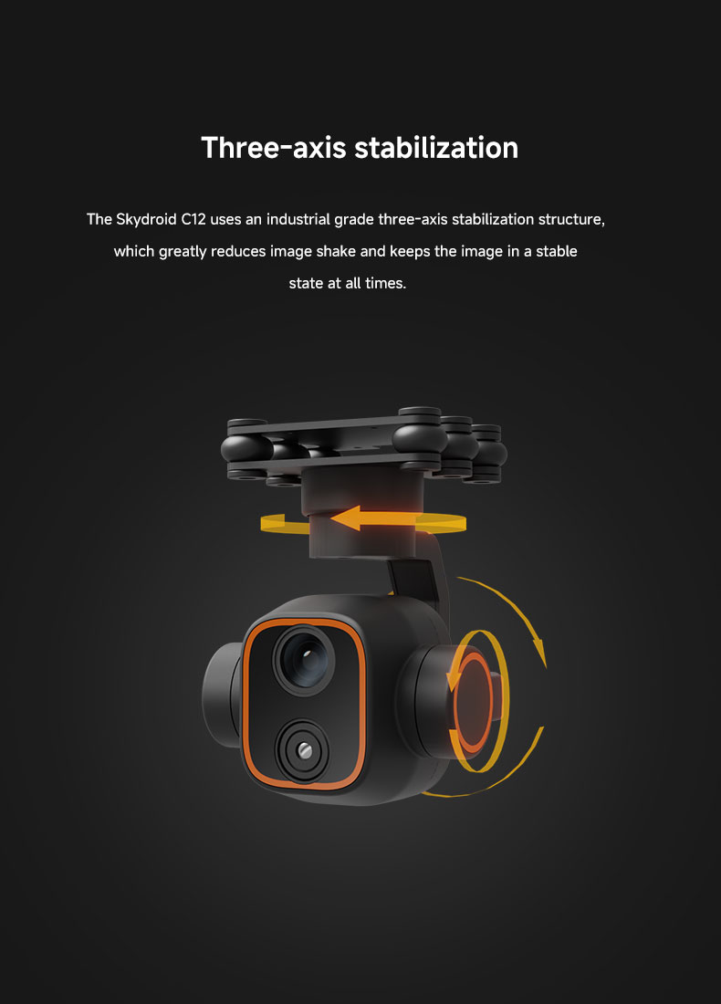 Skydroid C12 3-Axis HD Gimbal Camera