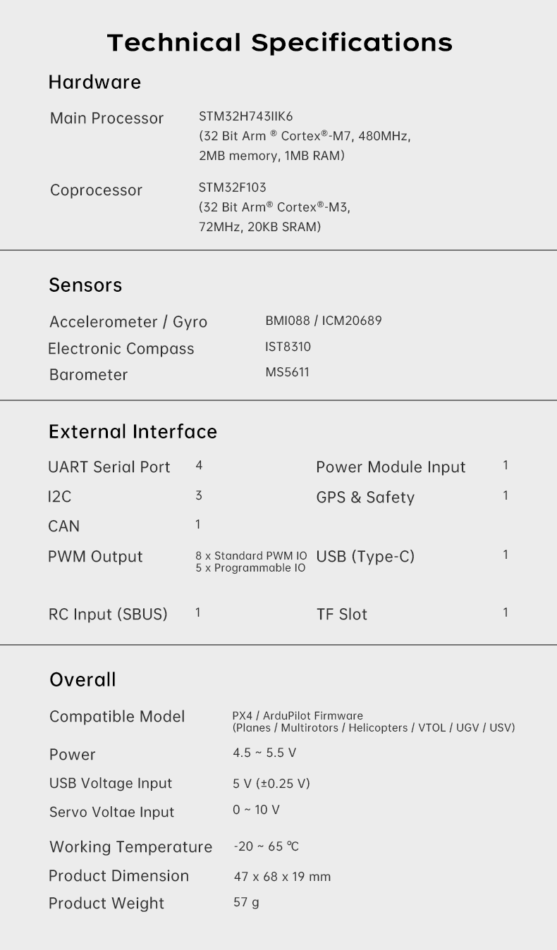 SIYI N7 Autopilot Flight Controller