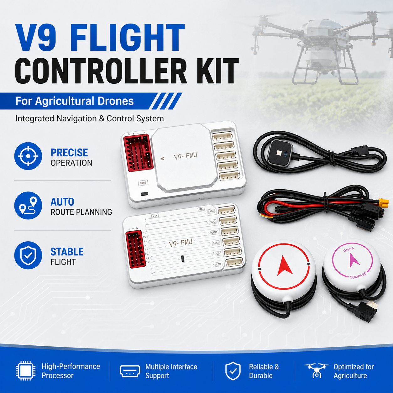 VK V9-AG Agricultural Drone Flight Controller
