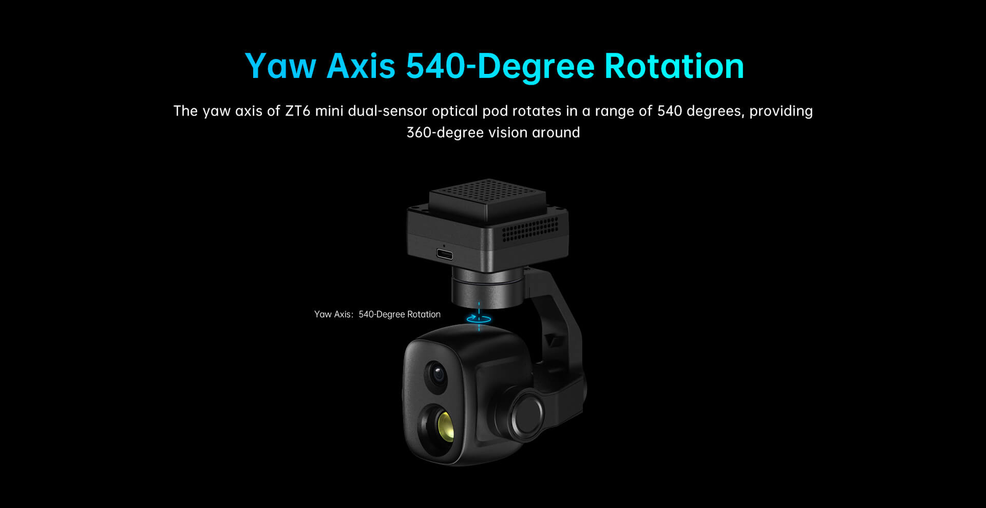 SIYI ZT6 Mini Dual-Sensor Optical Pod
