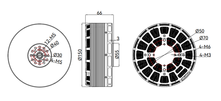 T-Motor MN1330 KV40 Heavy-Lift Motor