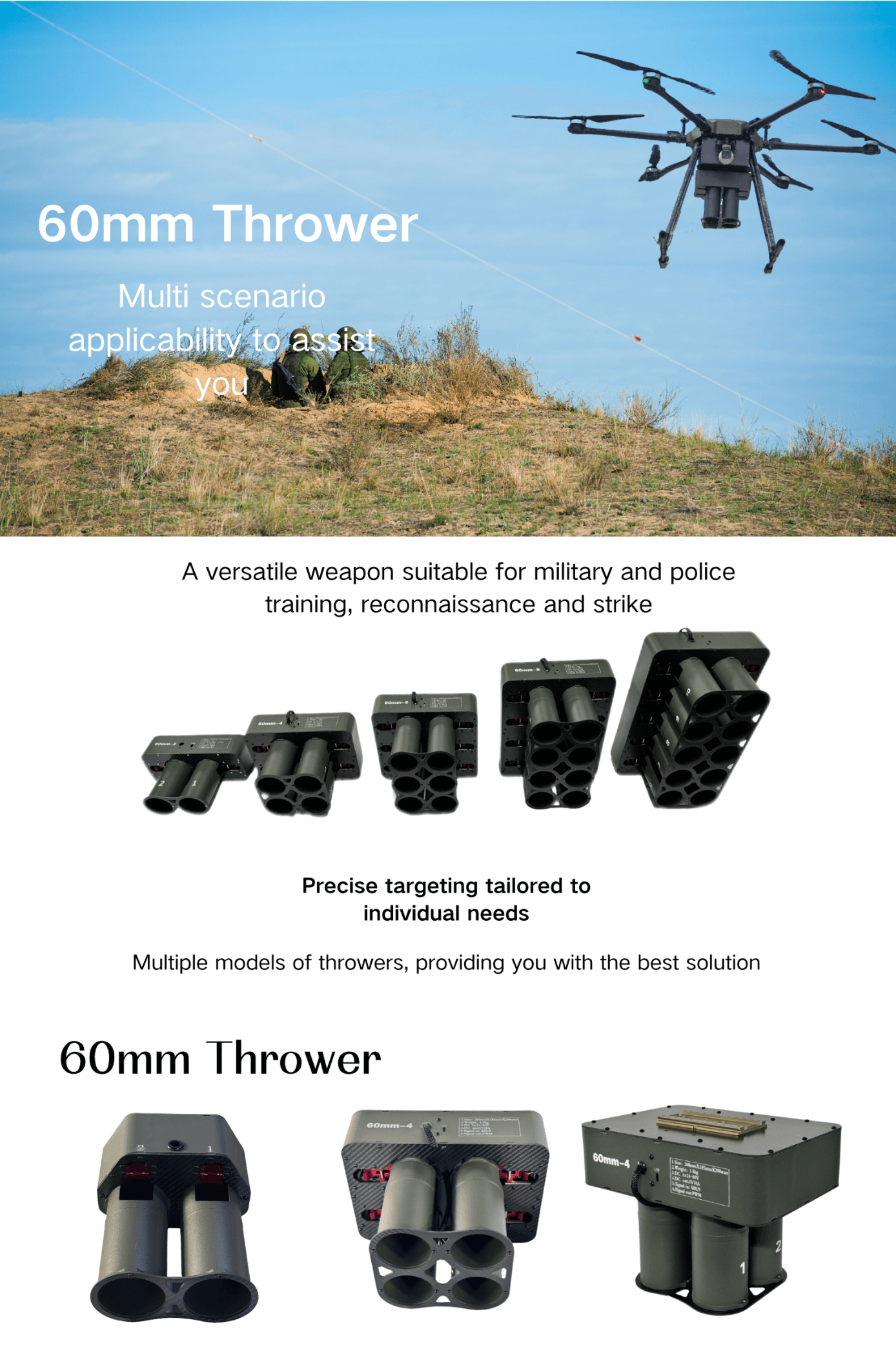 60mm UAV Payload Dropper