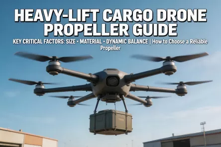 Educational Guide] Decoding the Critical Impact of Size, Material, and Dynamic Balance on Heavy-Lift Cargo Drones: How to Choose a Reliable Propeller