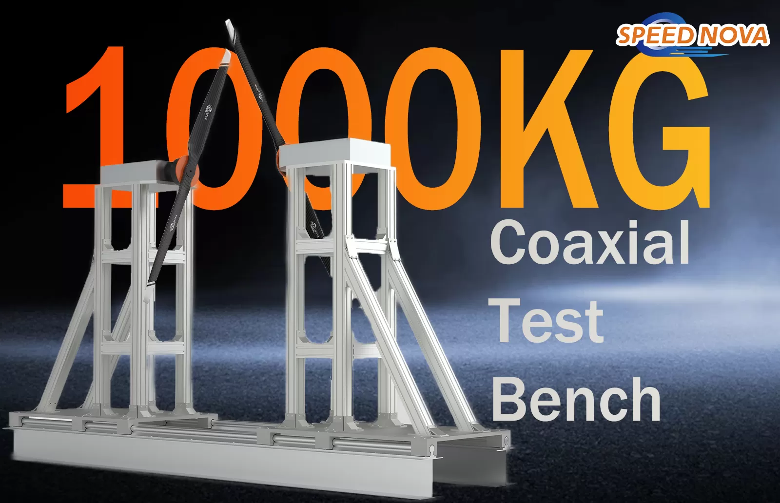 1000kg Drone Coaxial Test Stand | 118" Propeller Testing | RAYIAERO