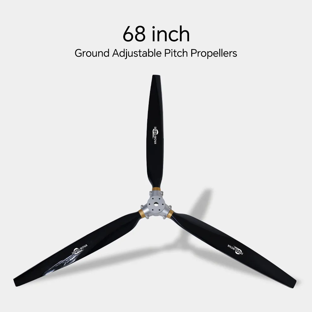 68 Inch 3 Blades Ground Adjustable Pitch Aviation Propeller