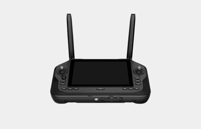 SIYI UniRC 7 ergonomic control buttons and quick-release battery