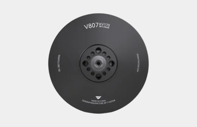 T-Motor V807 high-temperature wire and centrifugal cooling structure