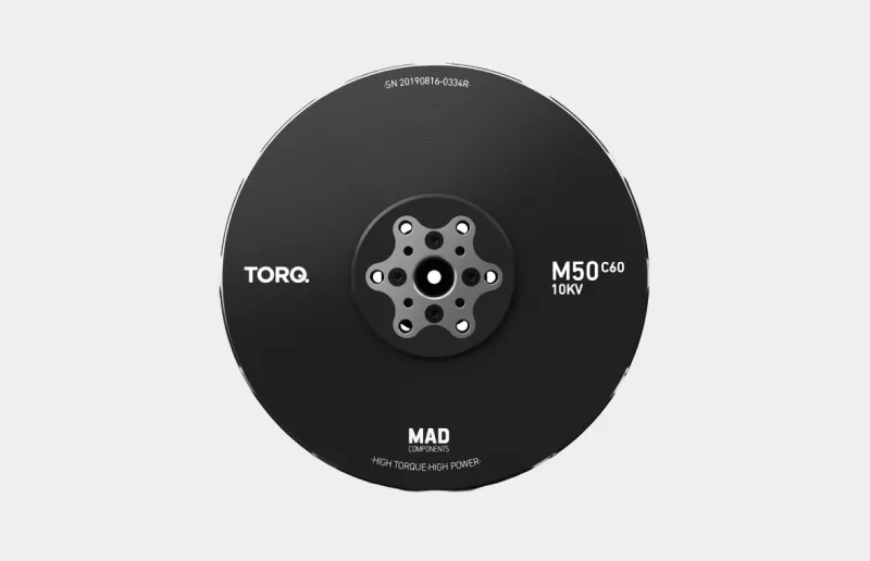 MAD M50C60 Pro IPE 10KV thrust and efficiency specifications