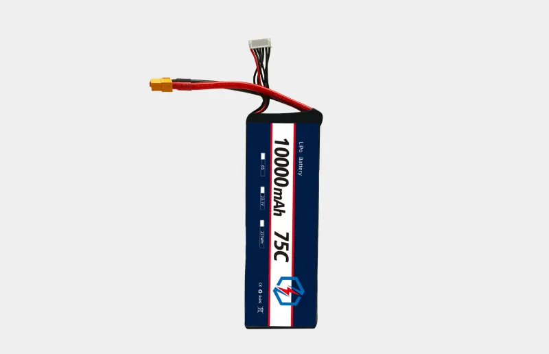 Xingtuo 6S 10Ah 75C FPV LiPo battery label