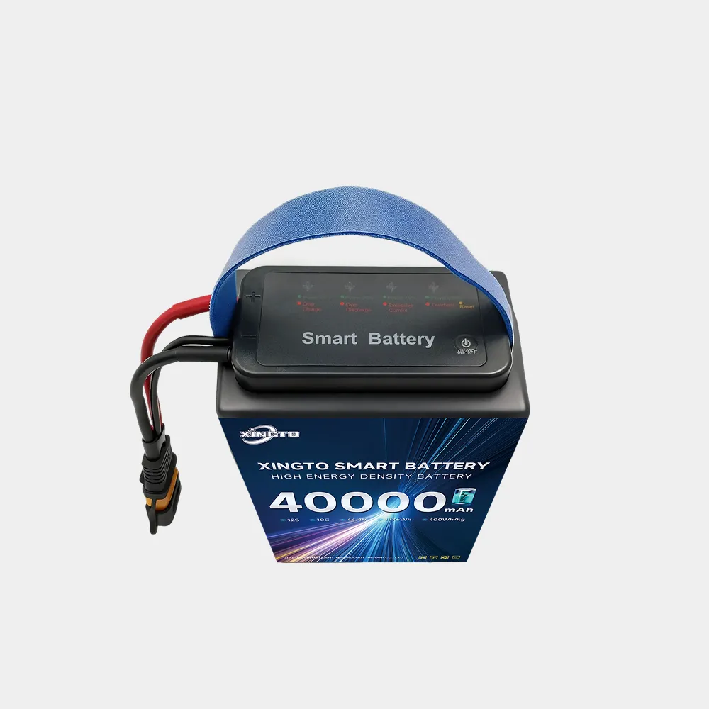Xingtuo 12S smart battery angled view