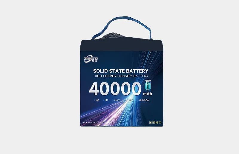 XINGTO 18S 40000mAh solid state UAV battery installation reference