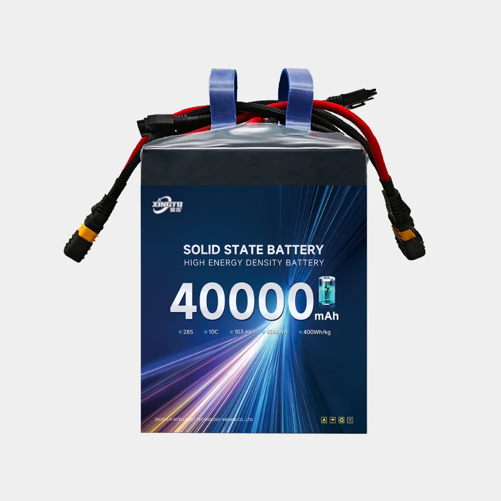 XINGTO 28S 40000mAh solid state UAV battery front view