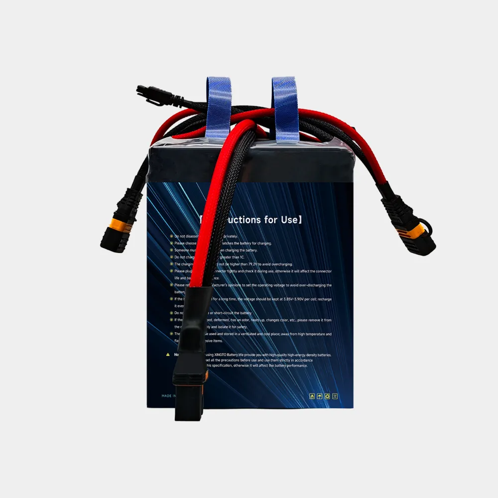 XINGTO 28S 40000mAh UAV battery dimensional reference