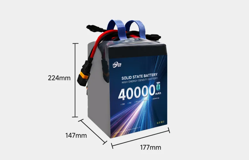 XINGTO 28S 40000mAh solid state UAV battery core specifications