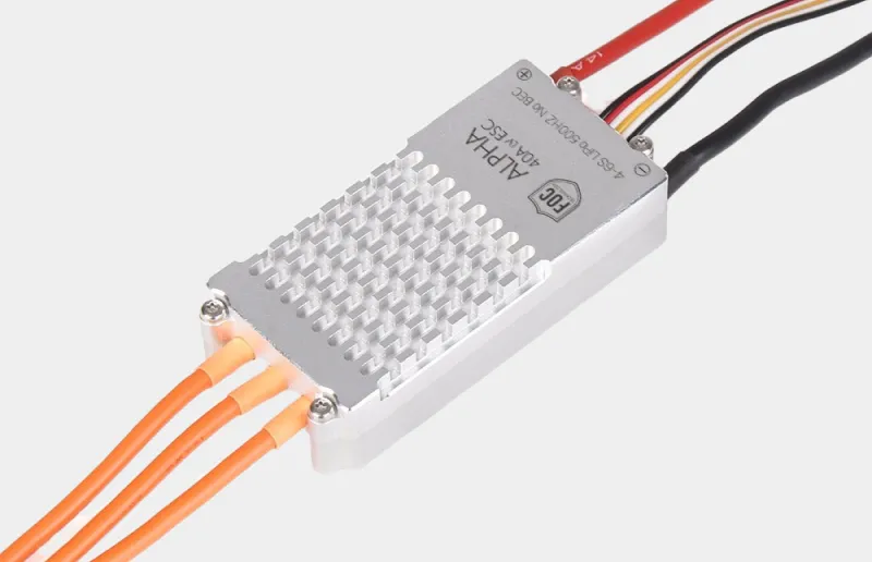 T-Motor ALPHA 40A ESC signal and programming interfaces