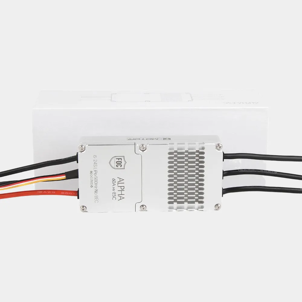 T-Motor ALPHA 60A 6-24S ESC cable connections
