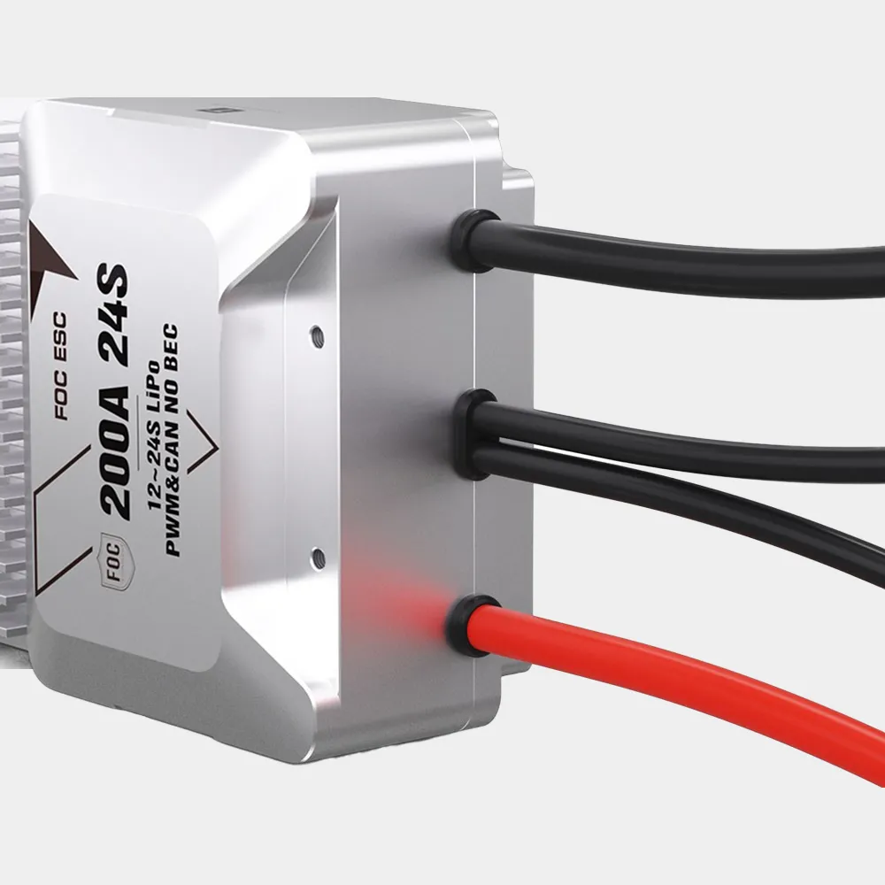 T-Motor V200A 24S FOC ESC housing