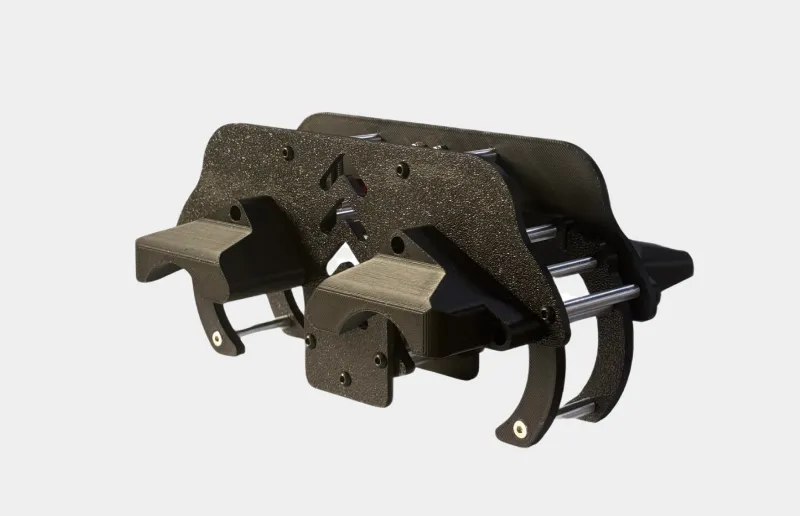 Mounting interface and release mechanism of a 60mm UAV payload launcher