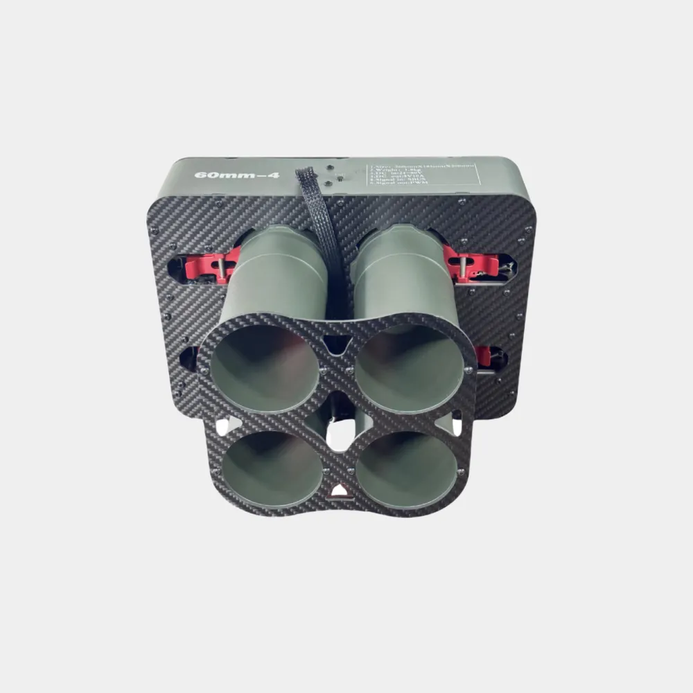 60mm-4 UAV payload dropper with four loading positions