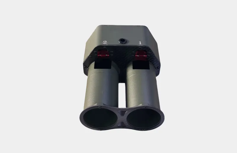 Rear release structure of a 60mm multi-round UAV payload dropper