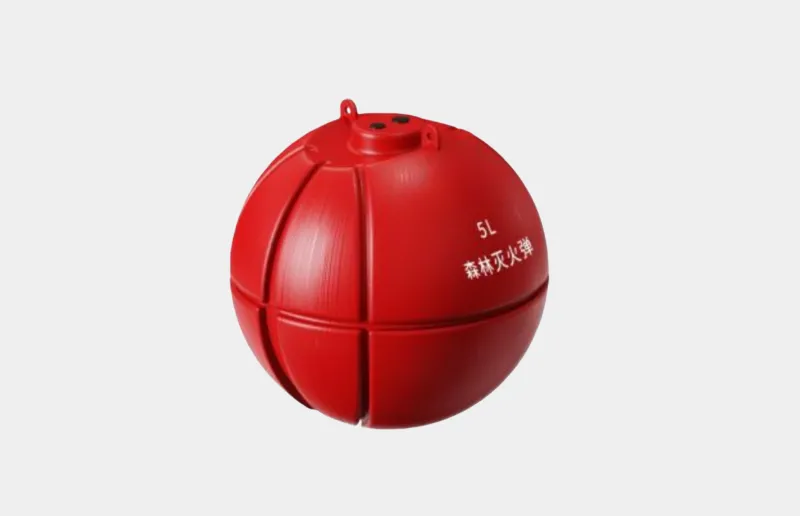 5kg spherical UAV fire extinguisher payload