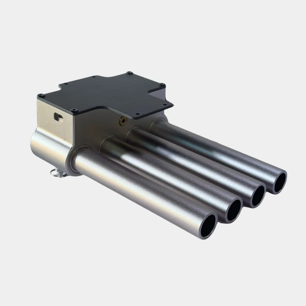 UAV window breaker payload angled view