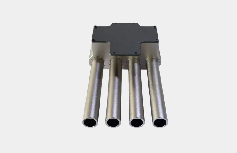 UAV window breaker payload angled structure
