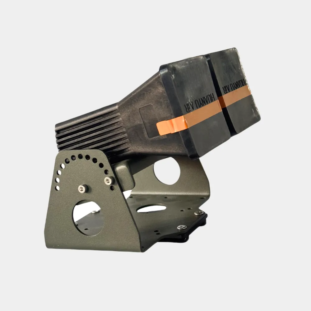 Mounted UAV net capture launcher