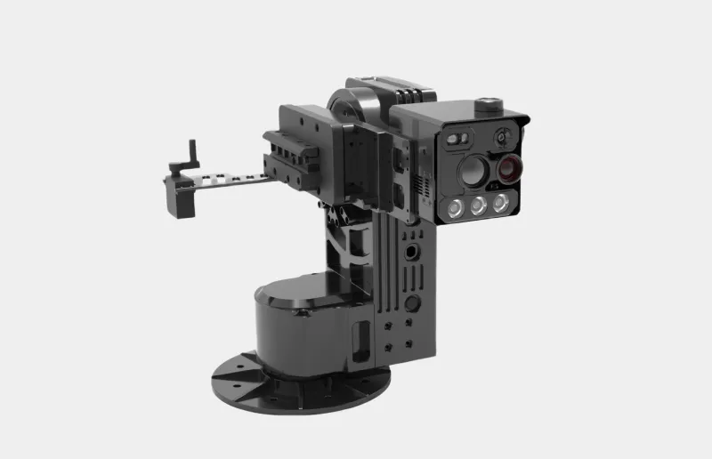 10kg UAV servo turntable mounting structure