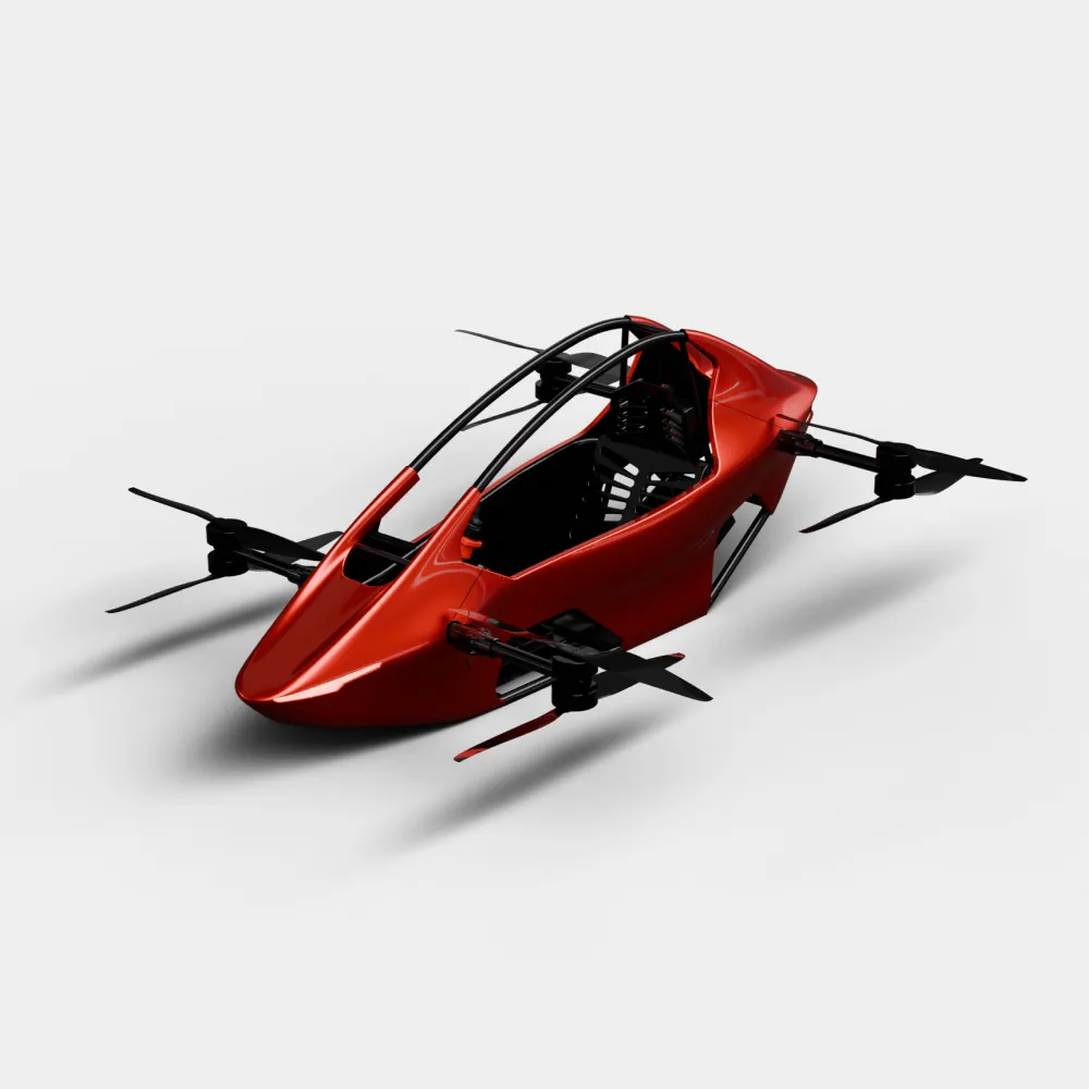 RAYI AeroLift Solo red personal eVTOL aircraft
