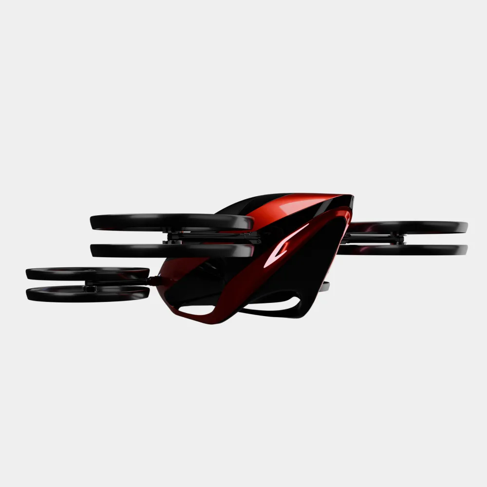 RAYI AeroLift Swift ducted-fan aircraft top three-quarter view