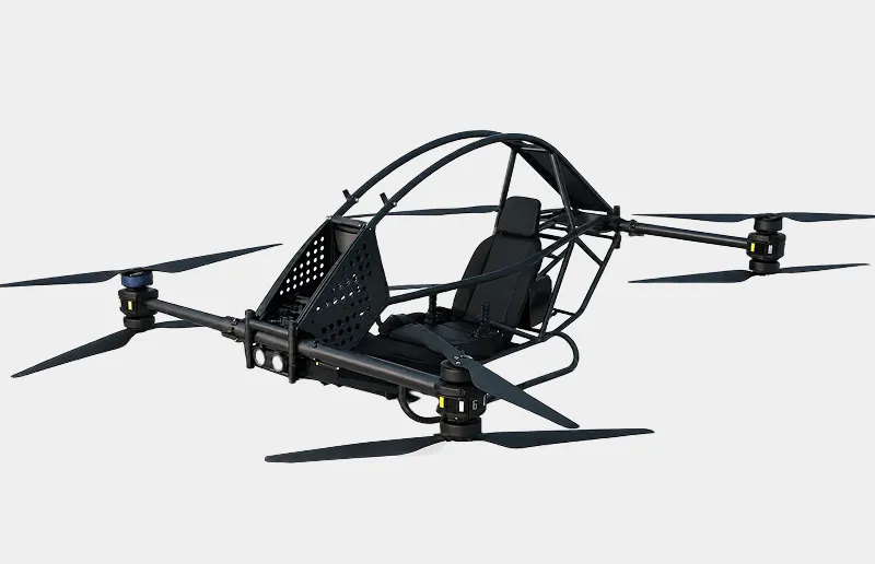 RAYI AeroLift Ascend carbon fiber eVTOL aircraft