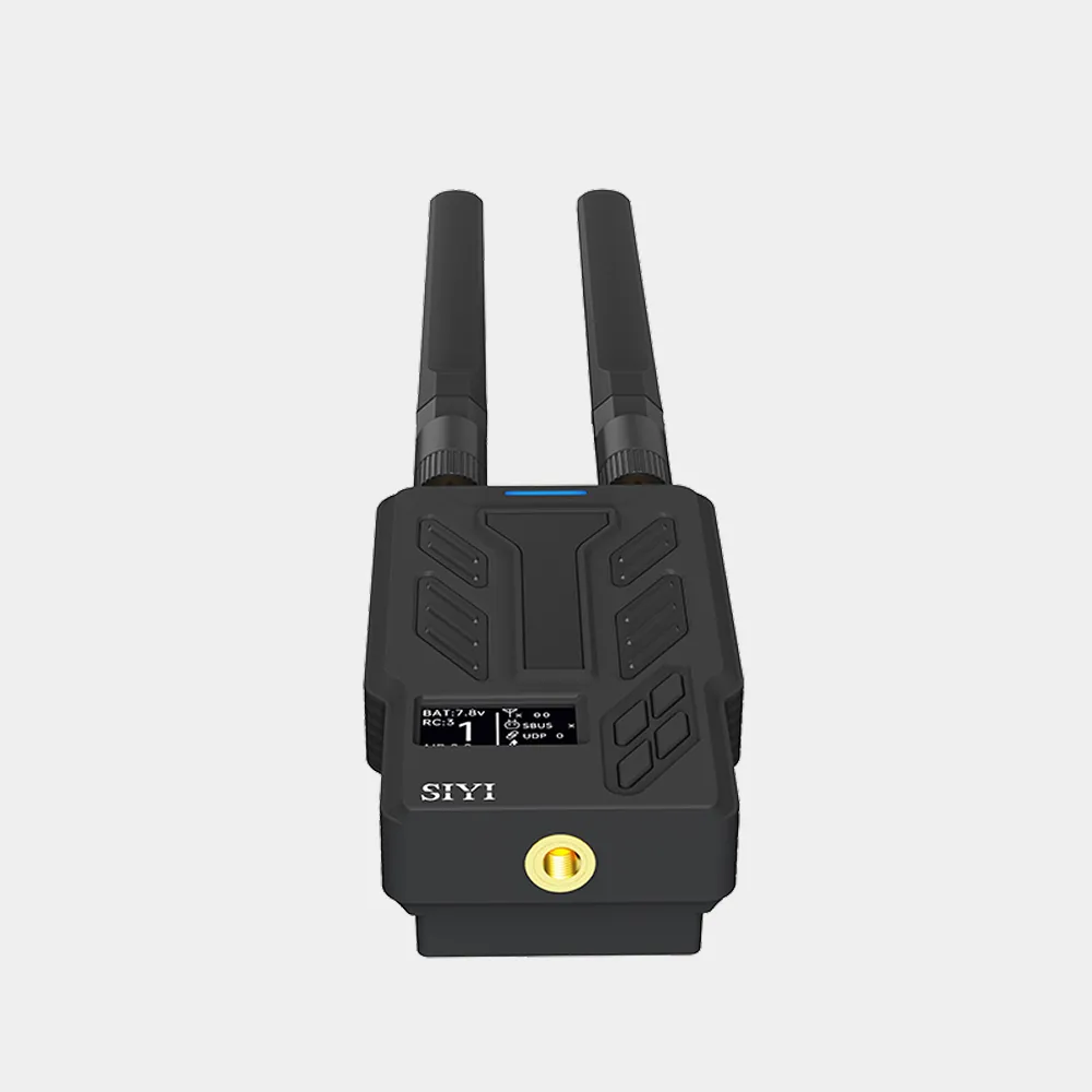 Rear view of SIYI HM30 UAV video transmission unit