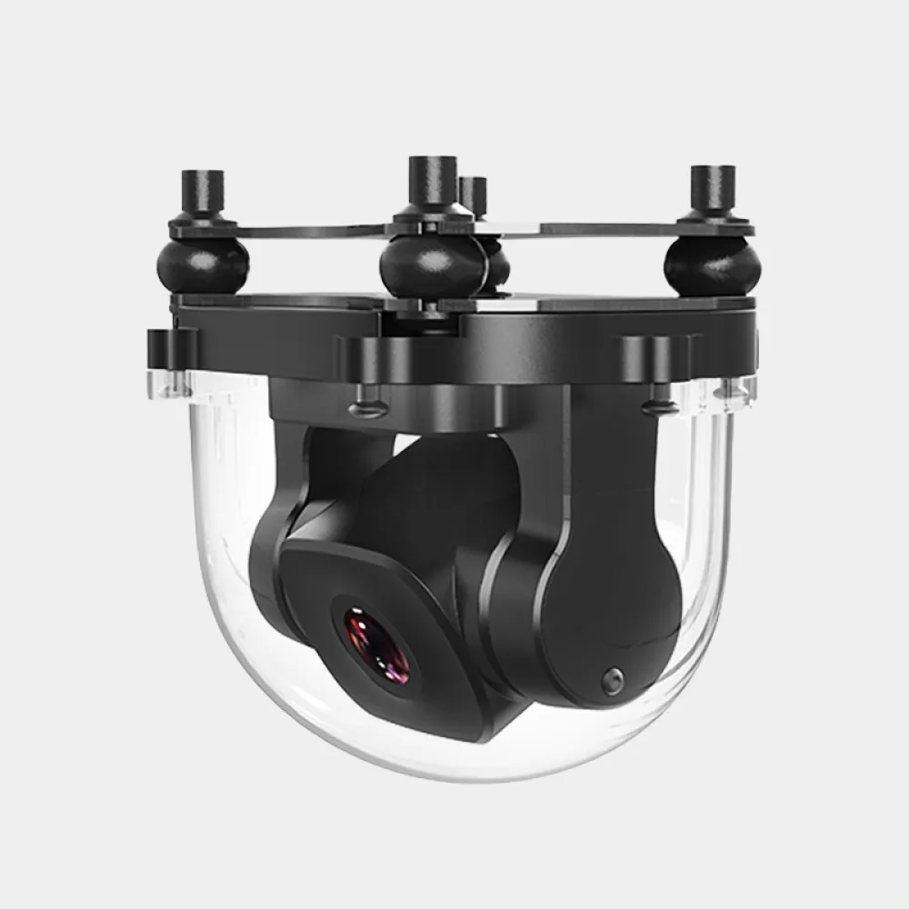 Side view of SIYI A2 mini gimbal camera