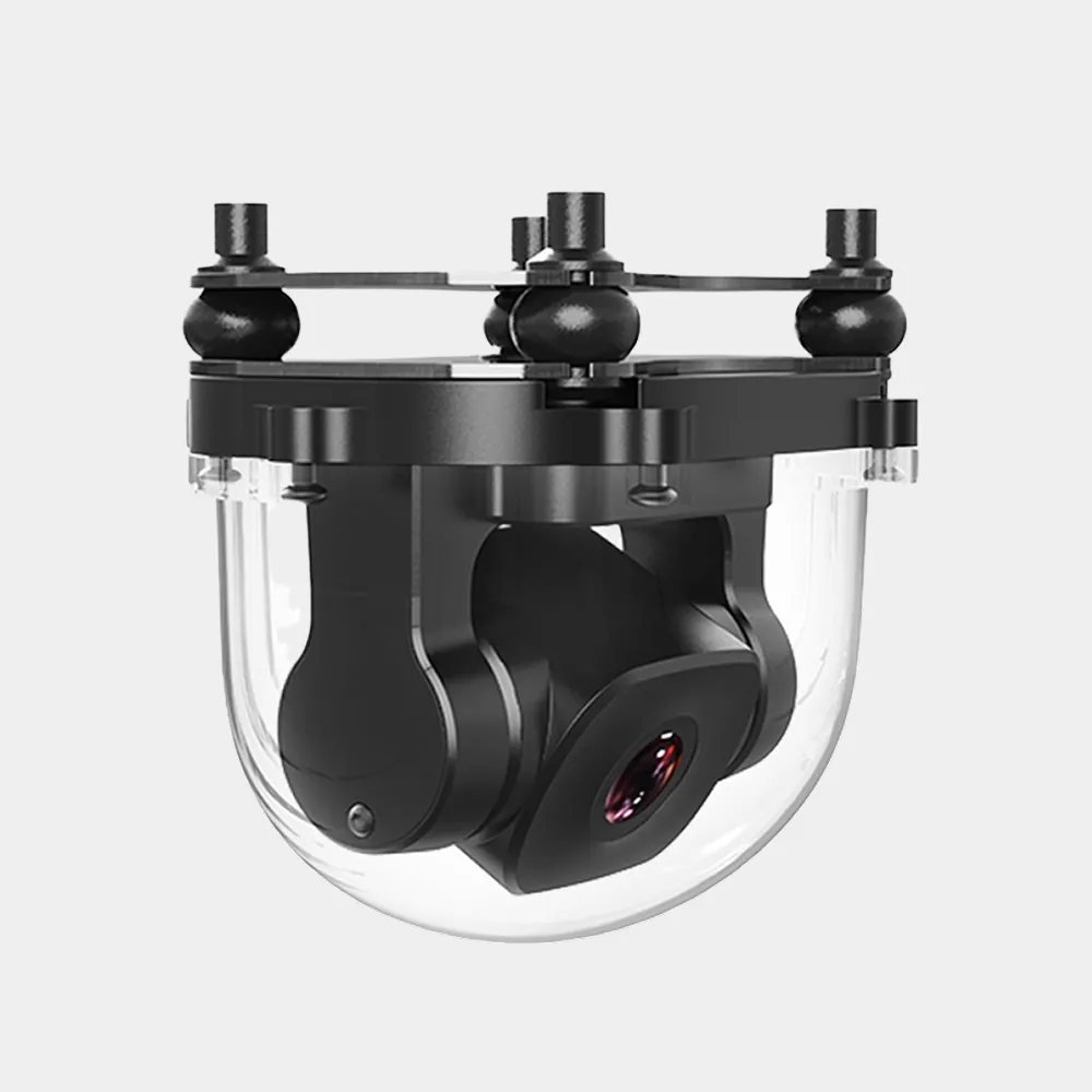 Rear view of SIYI A2 mini FPV camera gimbal